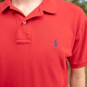 POLO by Ralph Lauren SOFT Cotton Red Polo M